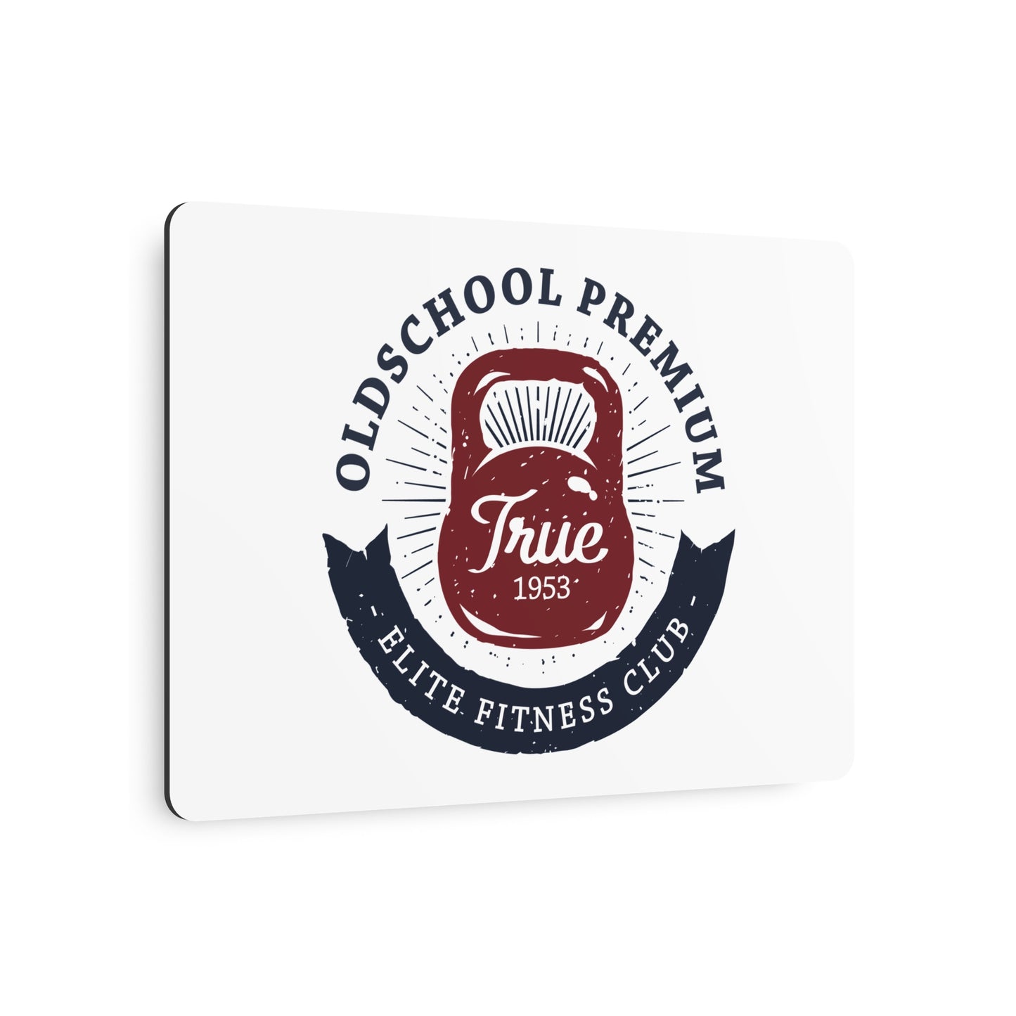 Oldschool Premium – Metal Wall Plaque “Strength Club”