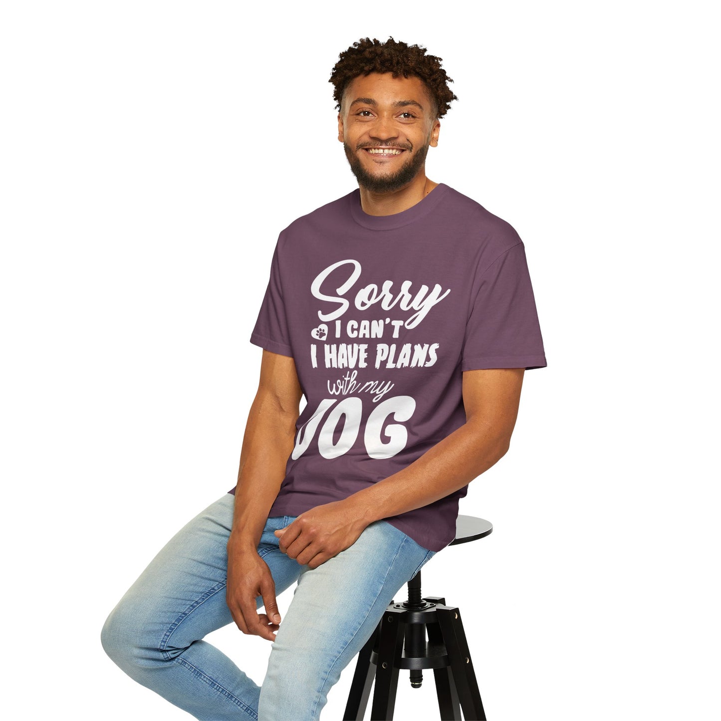 Funny Dog Dad Shirt – Sorry I Can’t I Have Plans with My Dog Tee