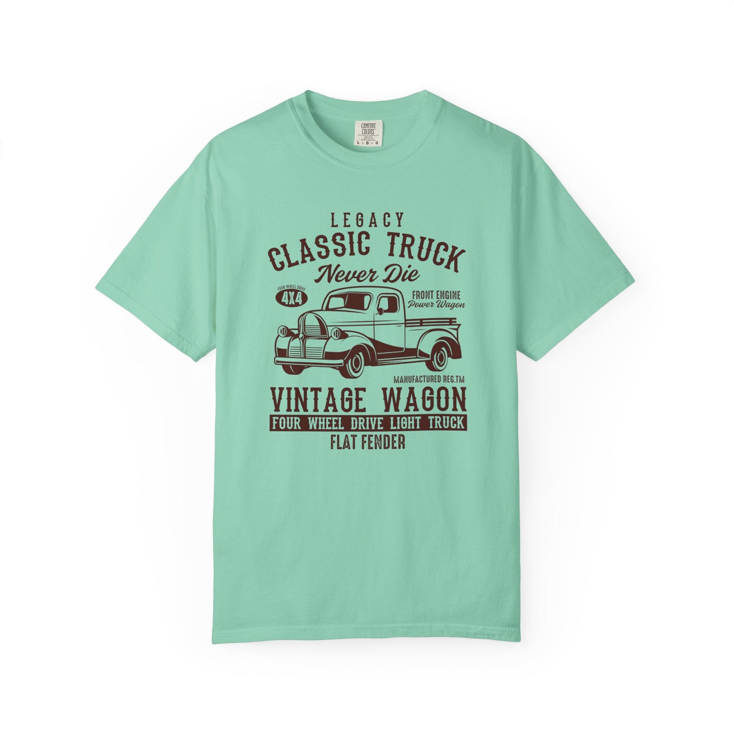 Vintage Truck T-Shirt - Classic Car Lovers Gift, Unisex Retro Tee, 4WD Enthusiast Apparel, Perfect for Father's Day, Car Show.