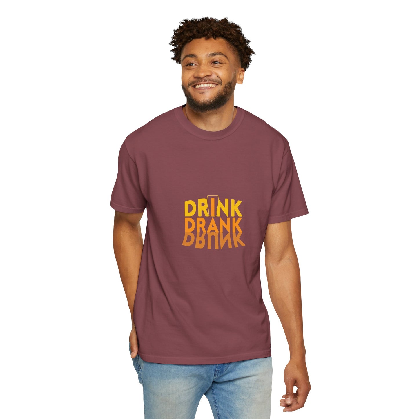 Drink Drank T-Shirt – Minimalist Beer Design
