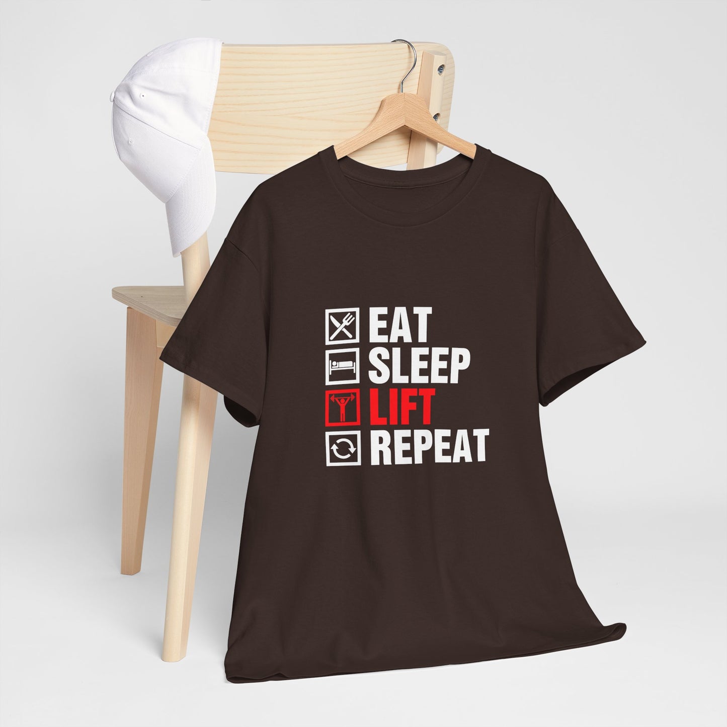 Eat Sleep Lift Repeat Tee