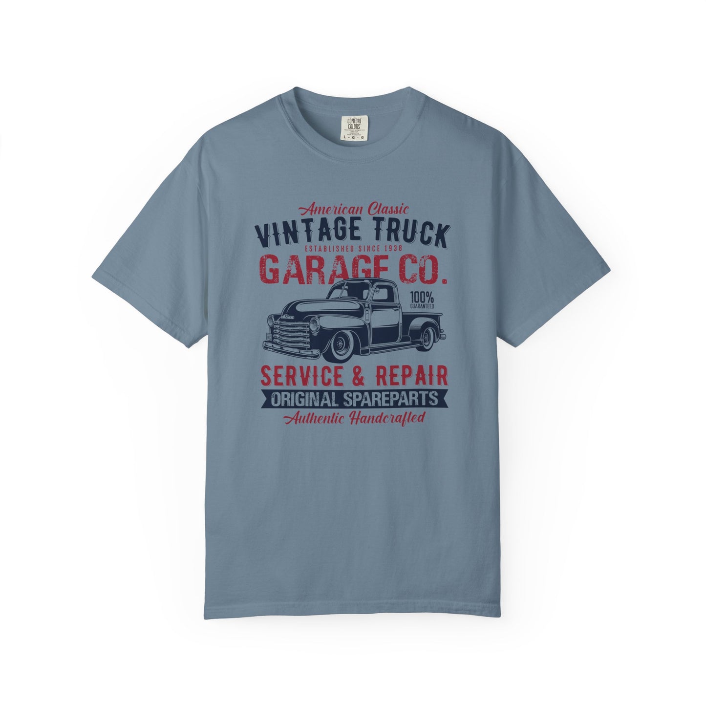 Vintage Truck Garage T-Shirt - Classic Auto Enthusiast Tee, Gift for Dad, Retro Style Shirt, Car Show Apparel, Automotive Lover's Outfit