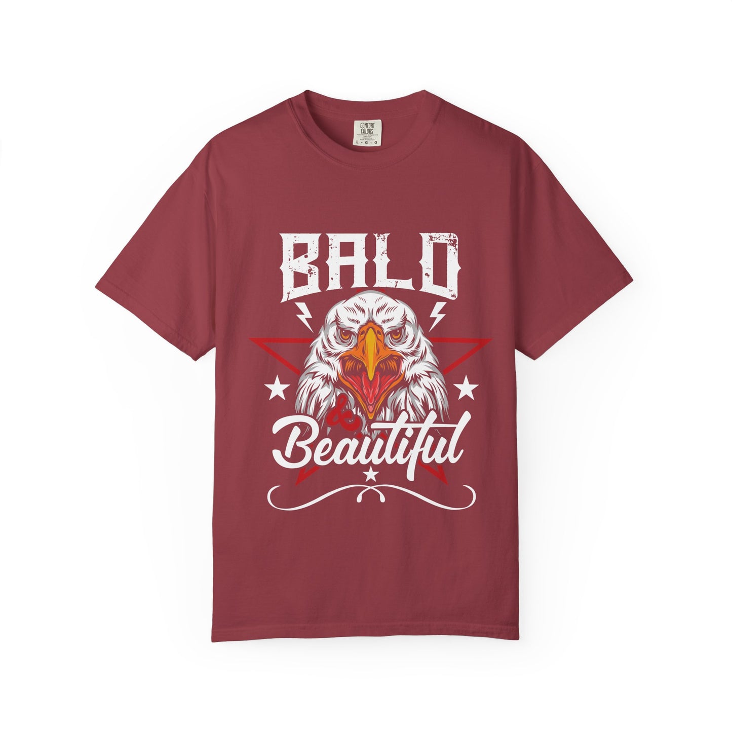 Bald & Beautiful Patriotic Eagle T-Shirt – For Bald Legends with Bold Energy