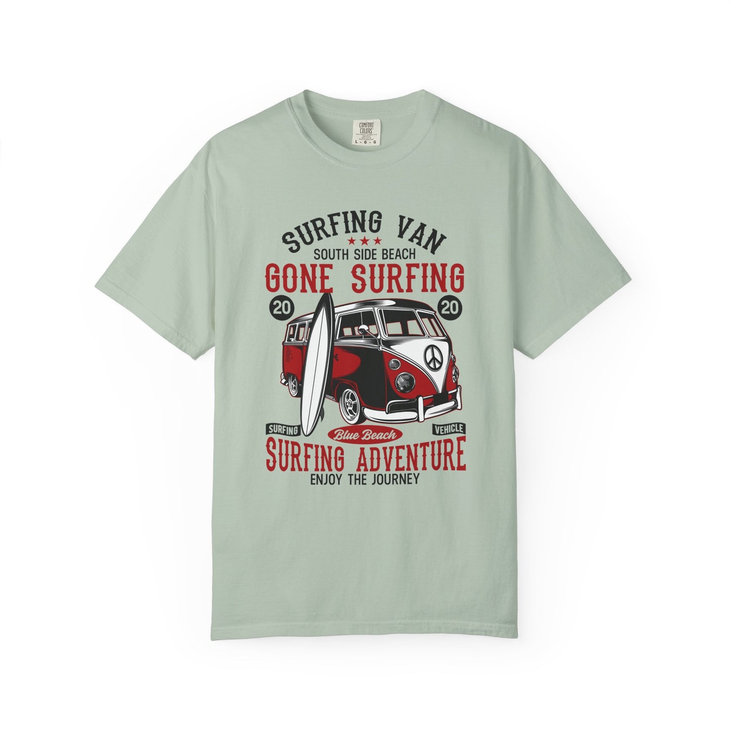 Surfing Adventure T-Shirt, Retro Surf Tee, Beach Lover Gift, Summer Apparel, Casual Everyday Wear, Unisex Surfing Shirt