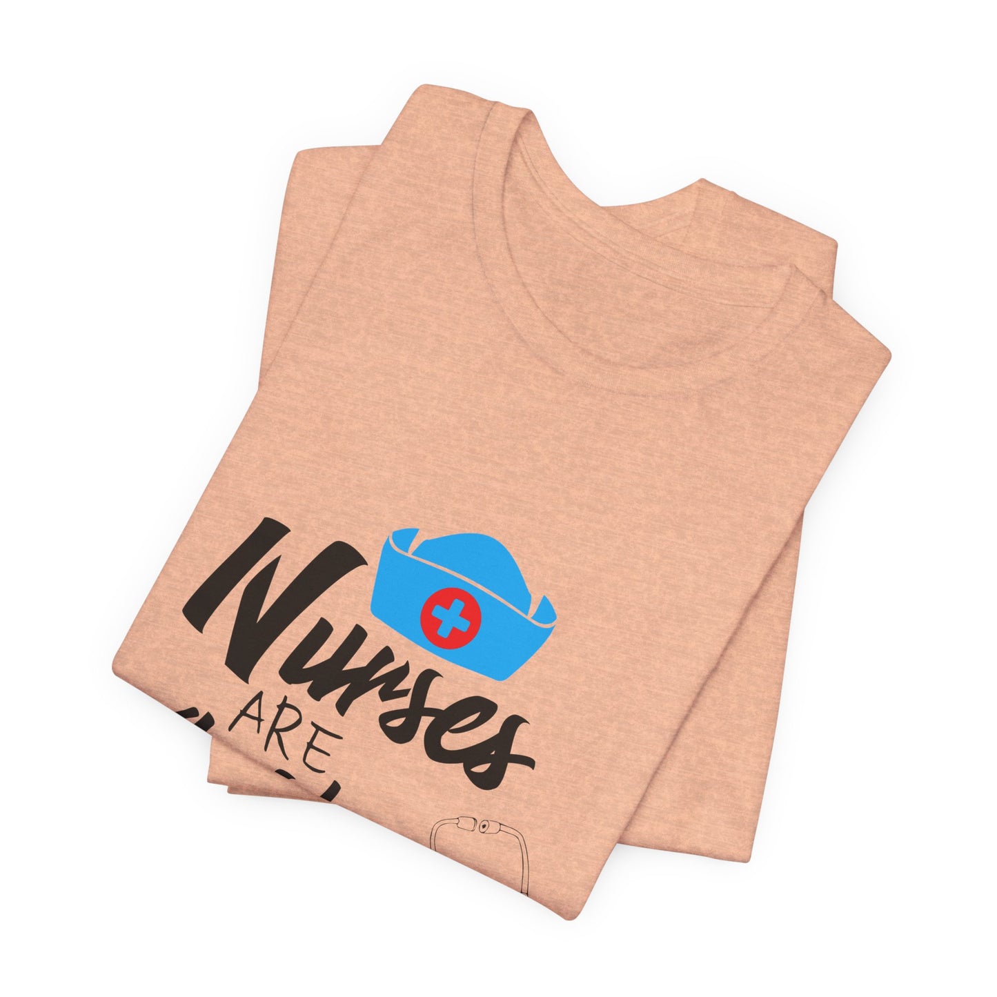 Nurses Are Angels with Stethoscopes Shirt – Nurse Appreciation Graphic Tee