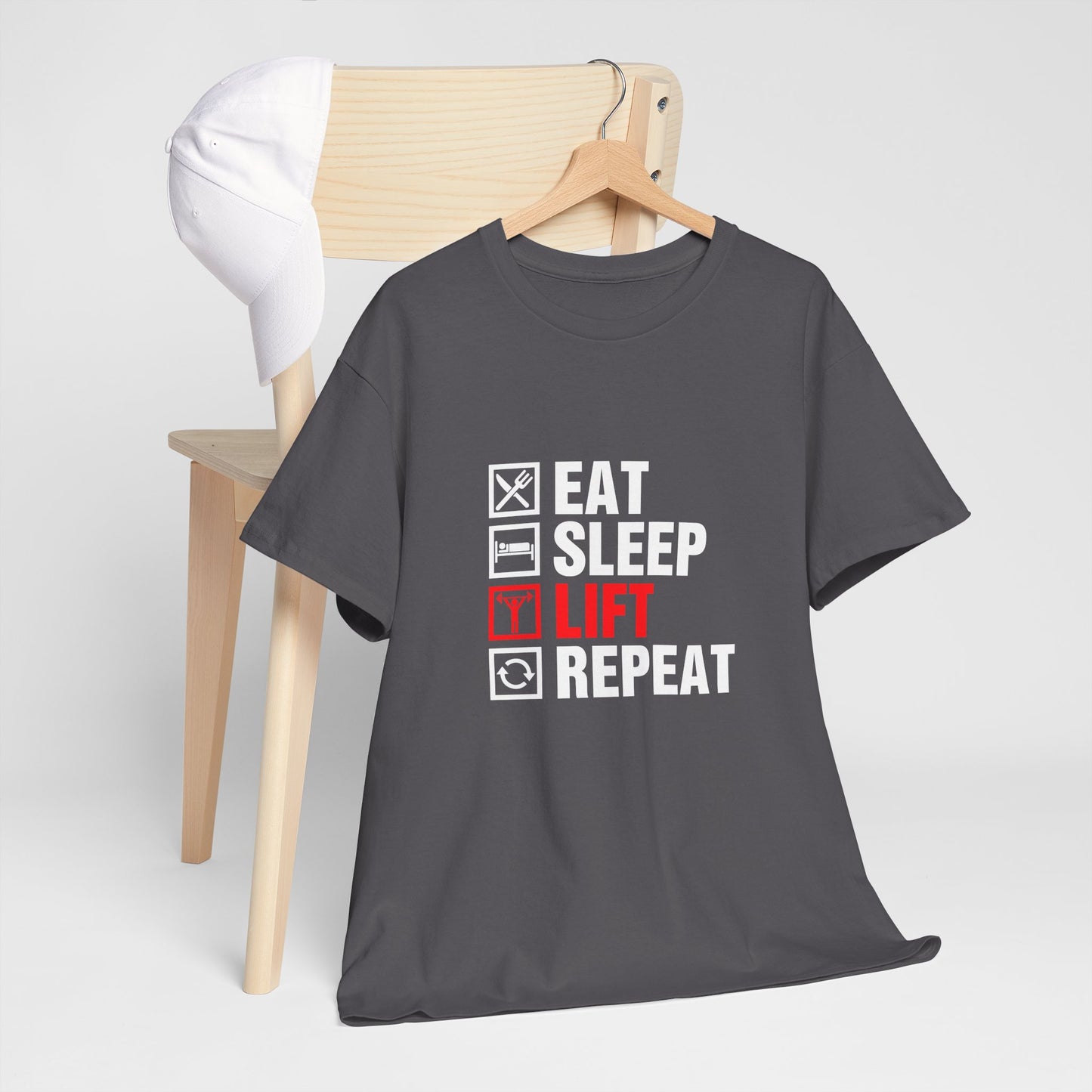 Eat Sleep Lift Repeat Tee