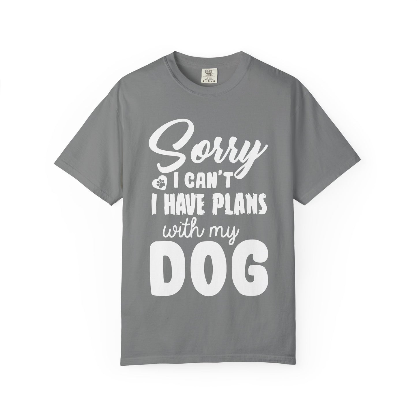 Funny Dog Dad Shirt – Sorry I Can’t I Have Plans with My Dog Tee
