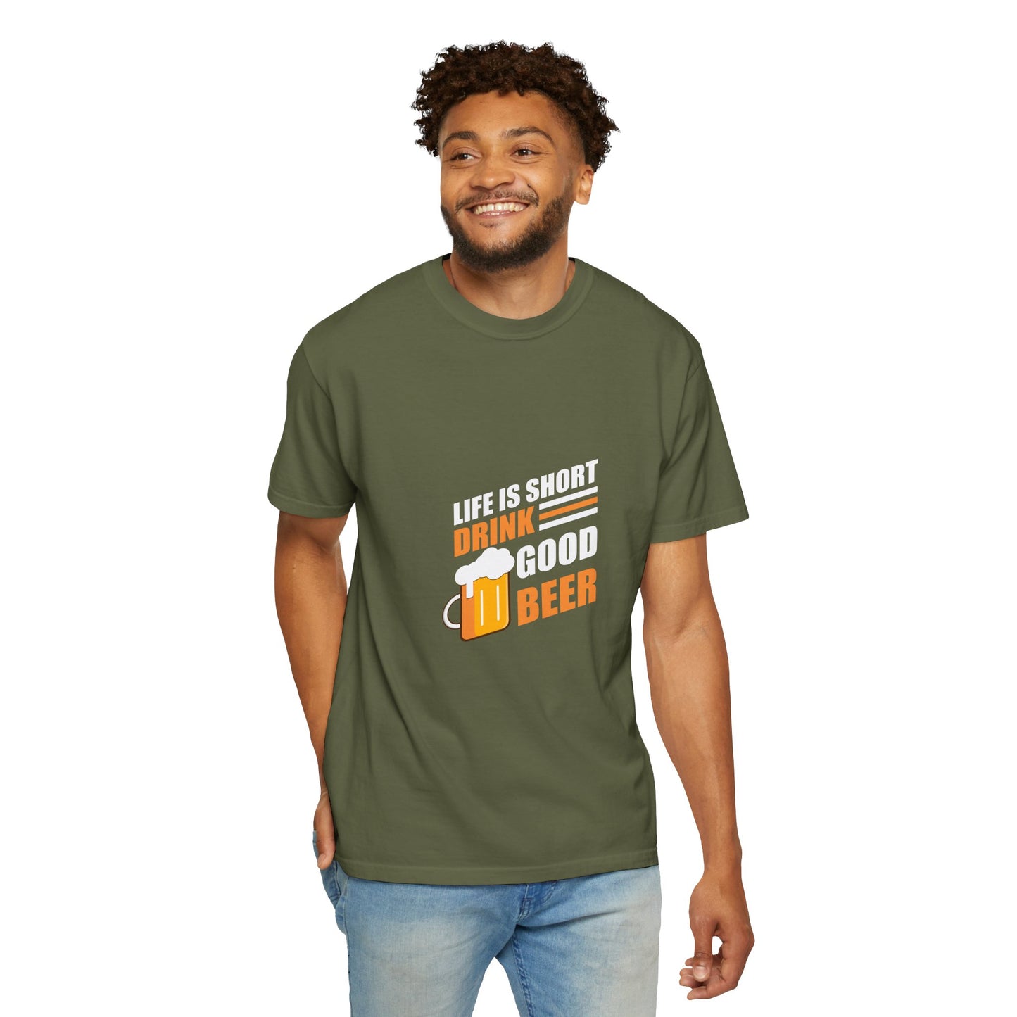 Life Is Short Drink Good Beer T-Shirt – Bold & Refreshing Design