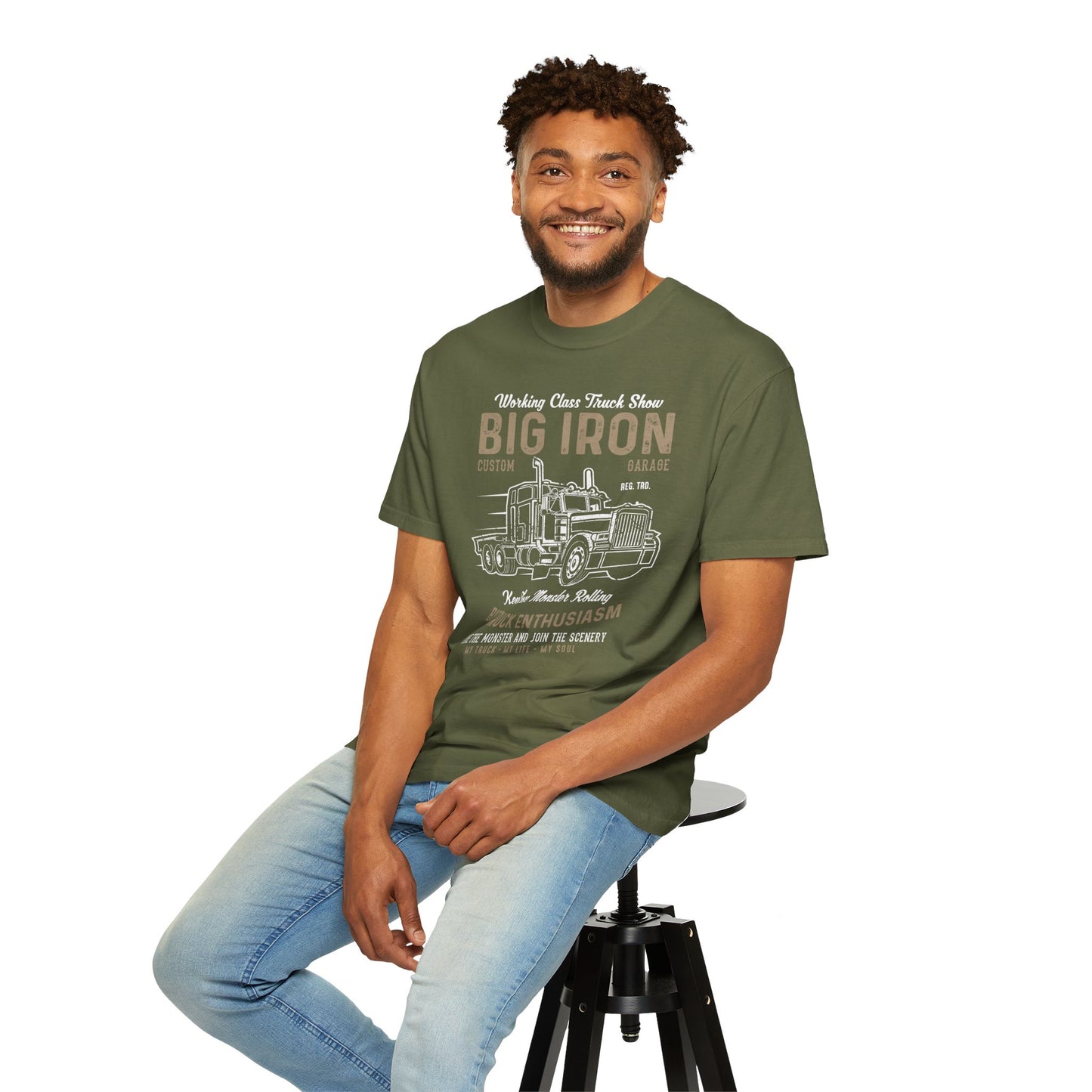 Big Truck Enthusiast Unisex T-Shirt, Perfect for Truck Lovers, Automotive Gifts, Casual Wear, Father's Day, Birthday Gift