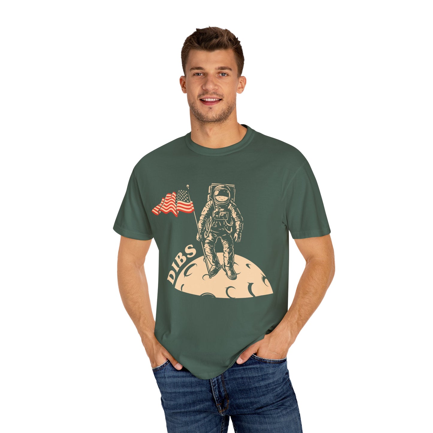 Astronaut Dibs T-Shirt, Space Lover Gift, Unisex Graphic Tee, Cool Casual Wear, Astronomy Enthusiast Apparel, Perfect for Birthdays