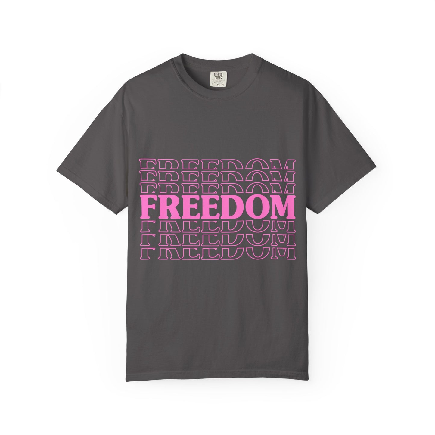 Empowerment Pink T-shirt for Women and Men - FREEDOM Vibe Tee