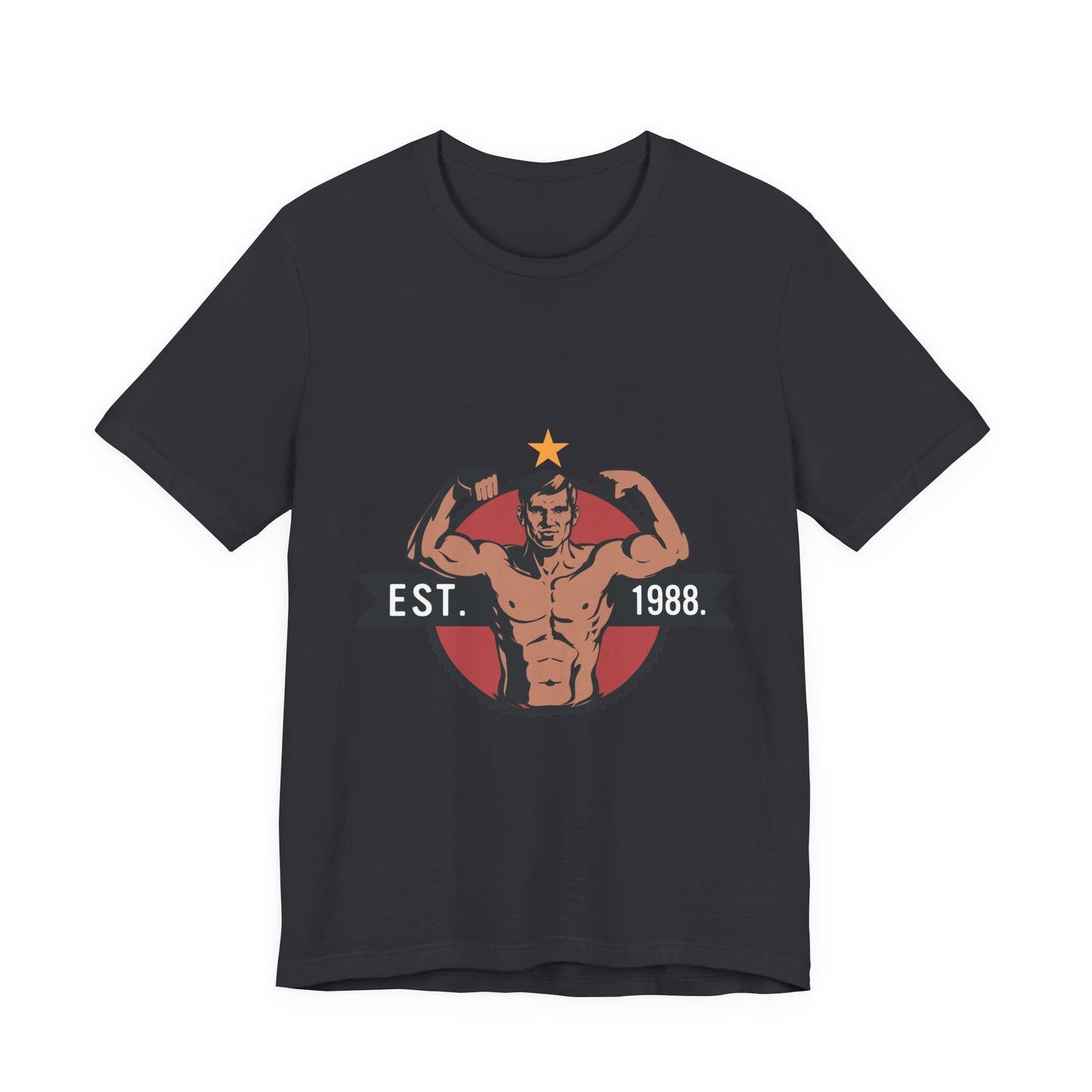 EST. 1988 Gym T-Shirt – Old School Strength Edition | Steel Grit Wear