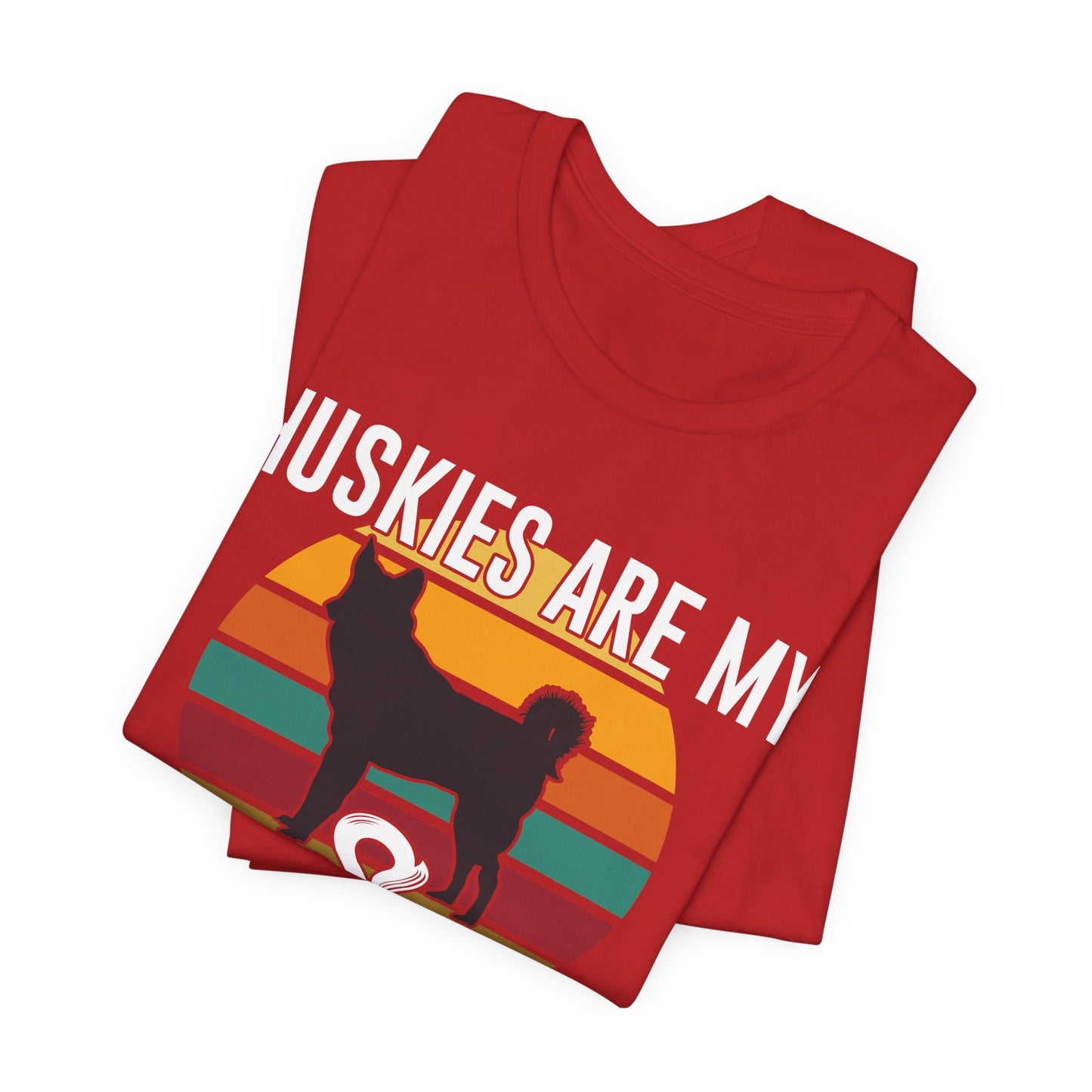 Husky Dog Dad Shirt – Huskies Are My Spirit Animal Tee