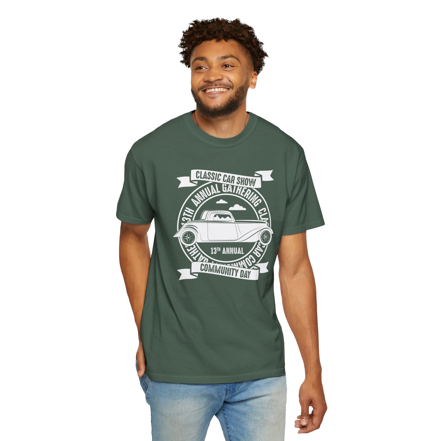 Classic Car Show T-Shirt, Vintage Auto Tee, Car Enthusiast Gift, Community Event Apparel, Father's Day Gift, Unisex Car Show Shirt