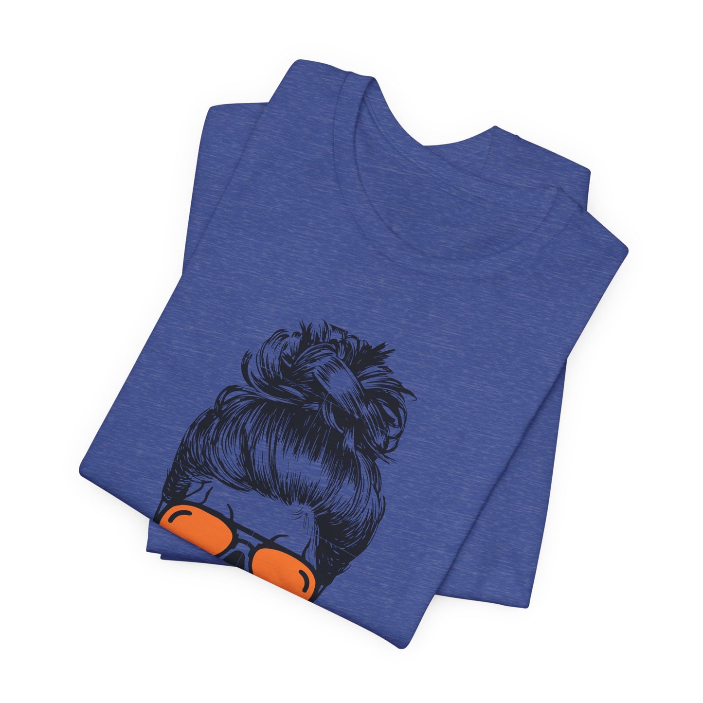 Nurse Life Shirt – Funny Messy Bun Nurse Graphic Tee for Healthcare Workers