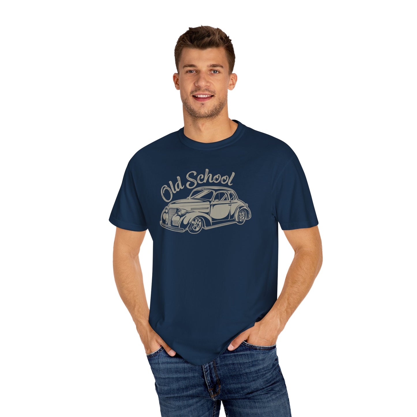 Vintage Car Graphic Unisex T-Shirt, Retro Old School Tee, Gift for Car Lovers, Casual Everyday Wear, Unique Fashion Apparel