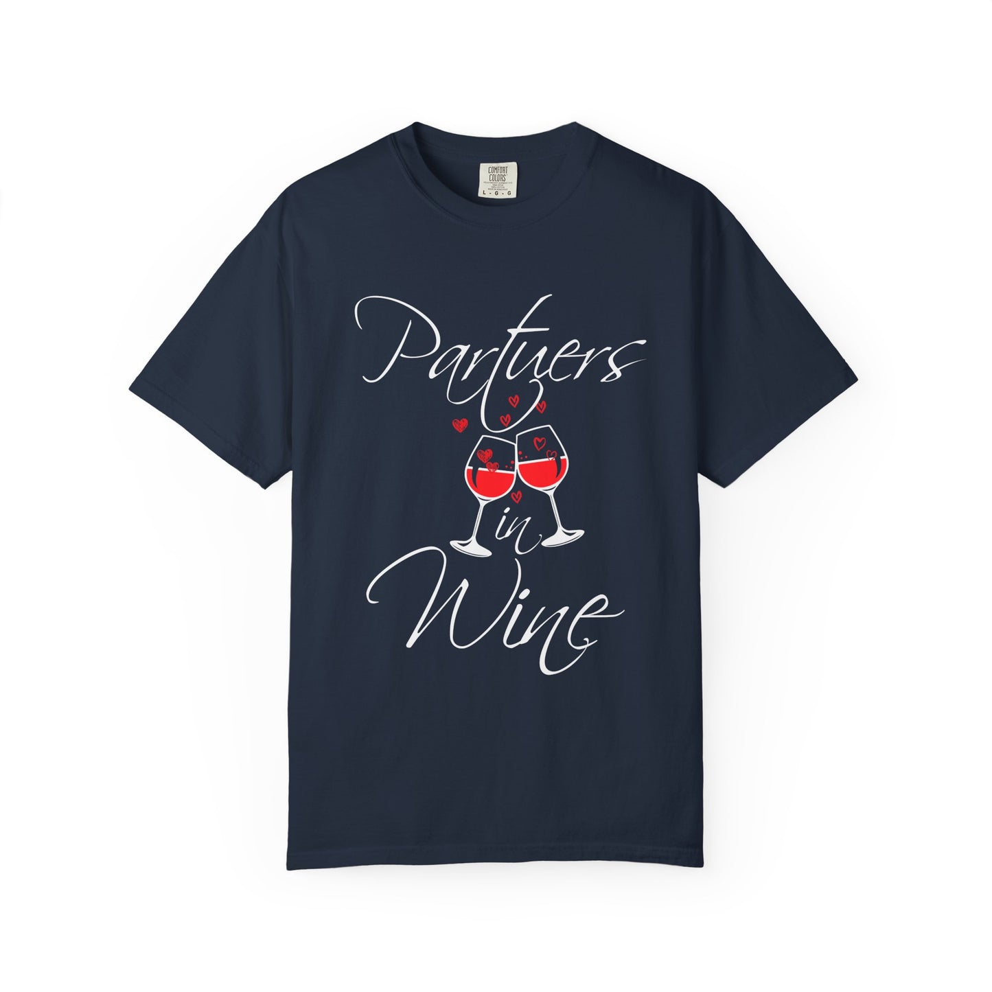 Partners in Wine 🍷❤️ Funny Couples & Friendship T-Shirt