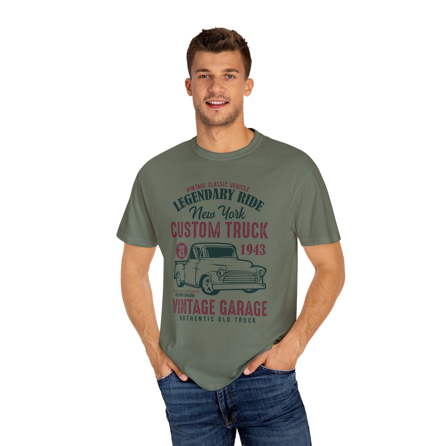 Vintage Truck T-Shirt, Custom Garage Tee, Classic Vehicle Shirt, Unisex Gift, Auto Enthusiast Apparel, Retro Design Apparel