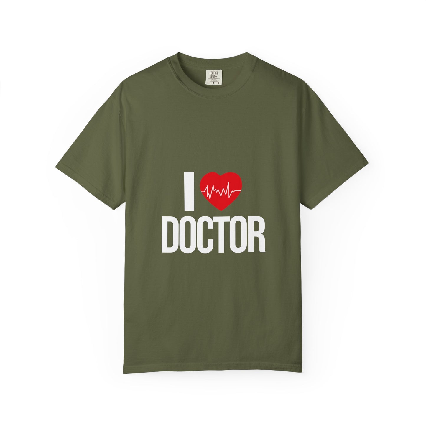 I Love Doctor T-Shirt, Unisex Cotton Tee, Cute Doctor Gift, Medical Professional Shirt, Healthcare Appreciation Top