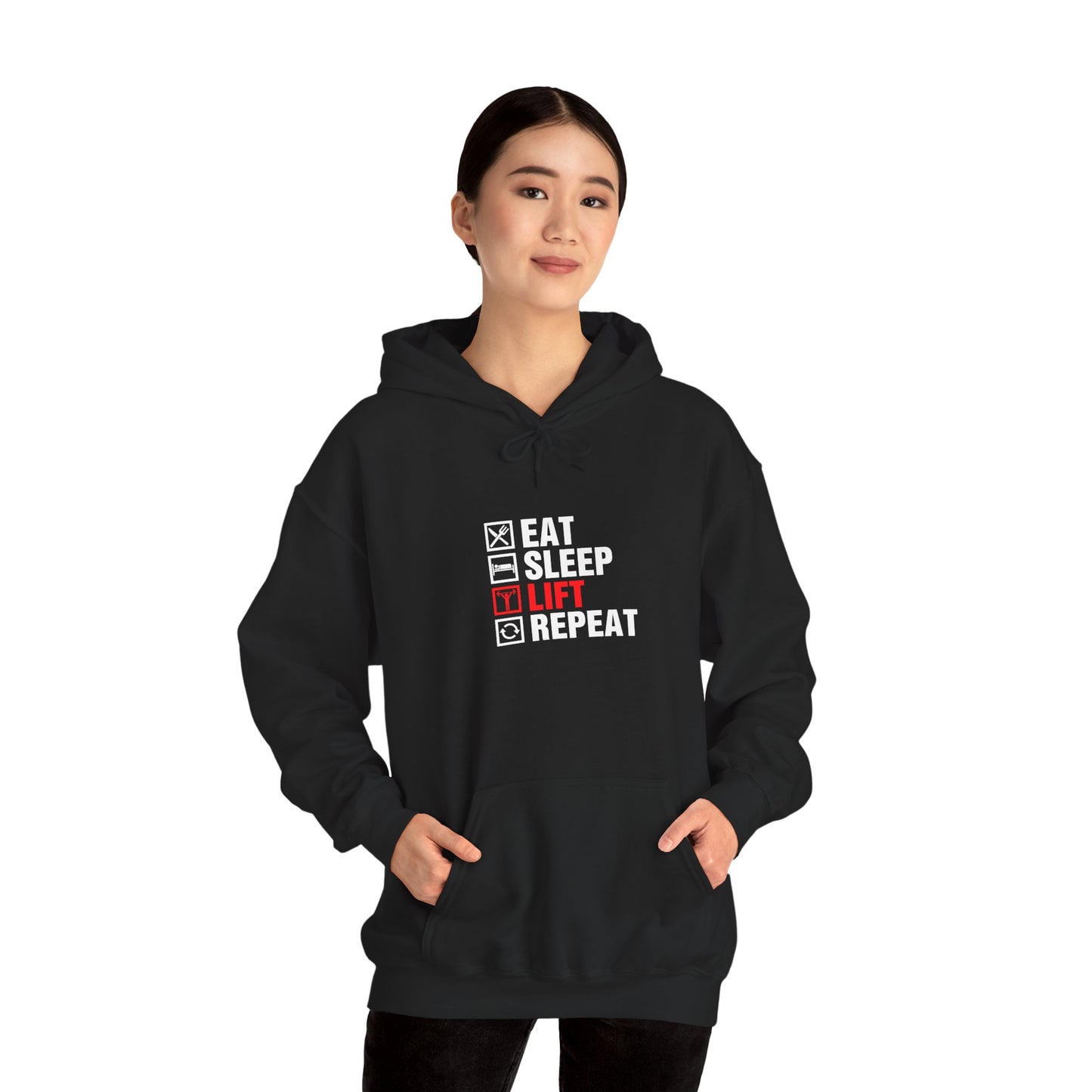 Eat Sleep Lift Repeat Hoodie