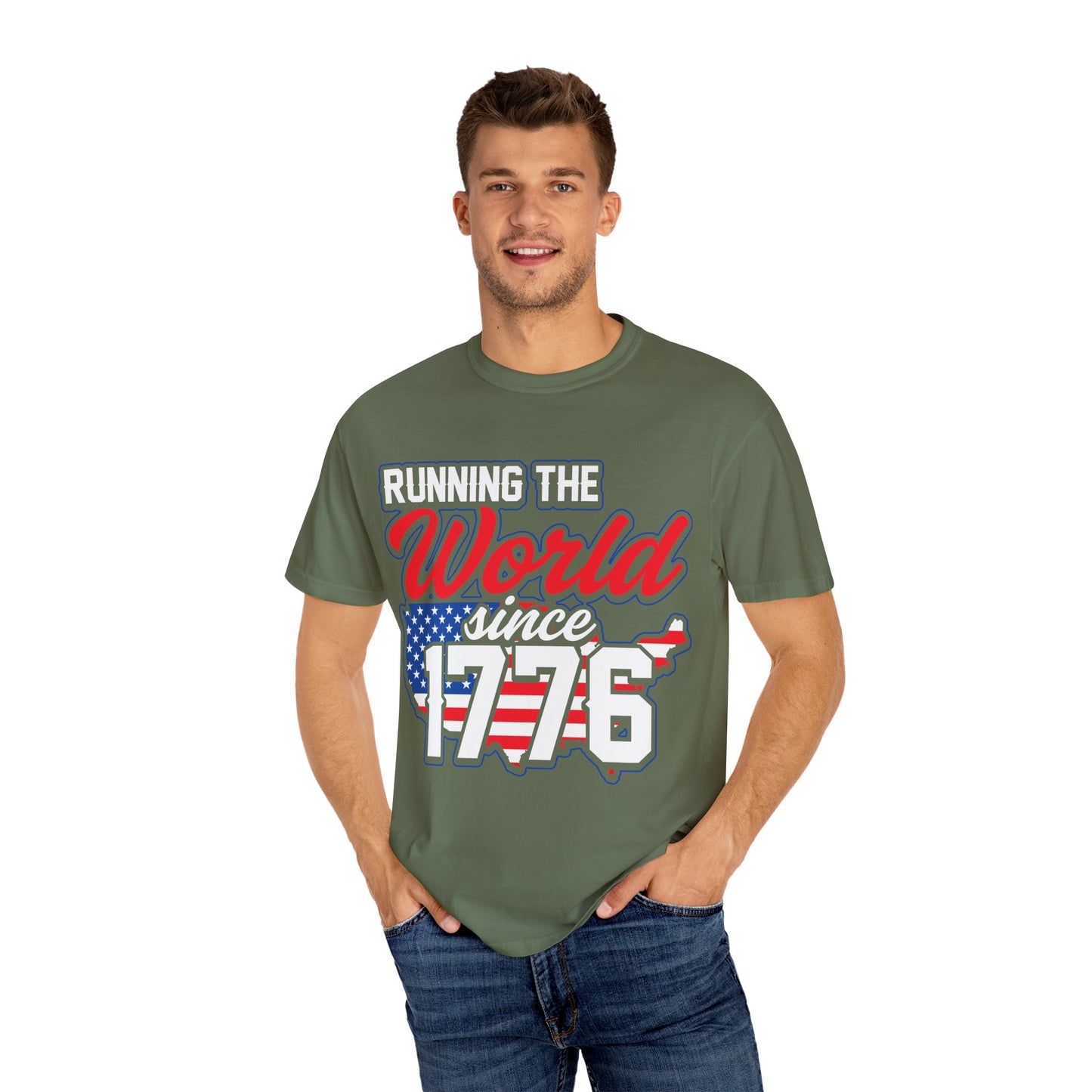 Patriotic Graphic Tee for Freedom Lovers, Fourth of July Shirt, Casual Summer Wear, USA Independence Day, Gift for Veterans