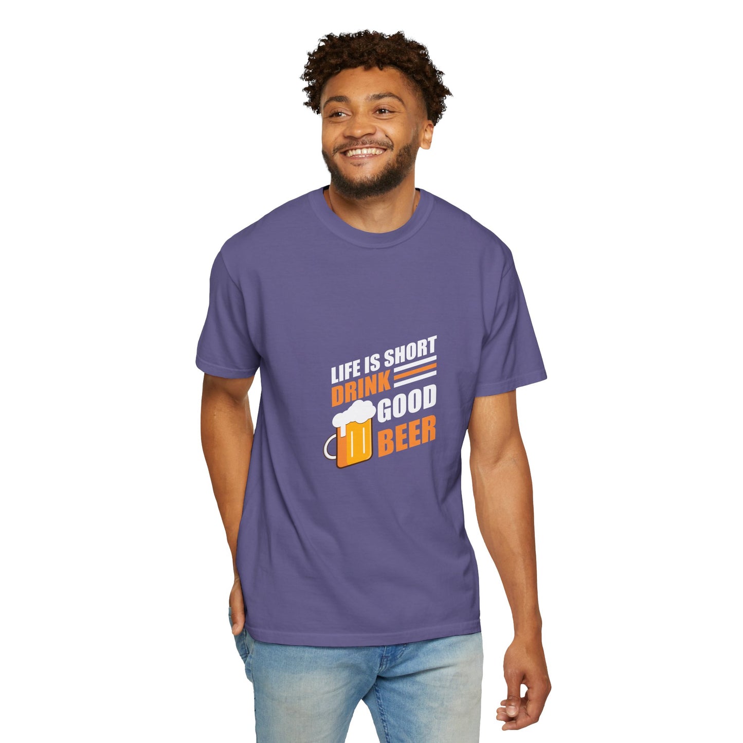 Life Is Short Drink Good Beer T-Shirt – Bold & Refreshing Design