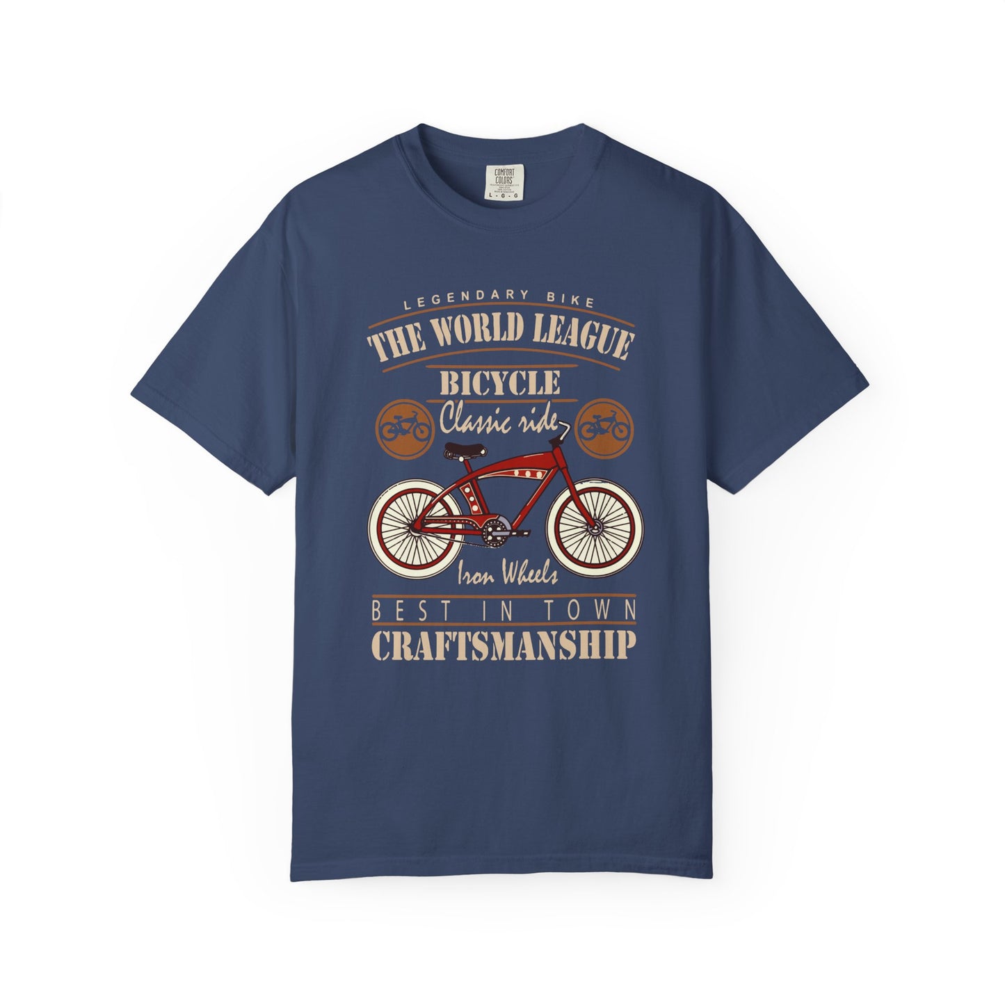 Vintage Bicycle Graphic Tee, Unisex T-shirt for Cycling Enthusiasts, Casual Wear, Gift for Bike Lovers, Retro Style Shirt