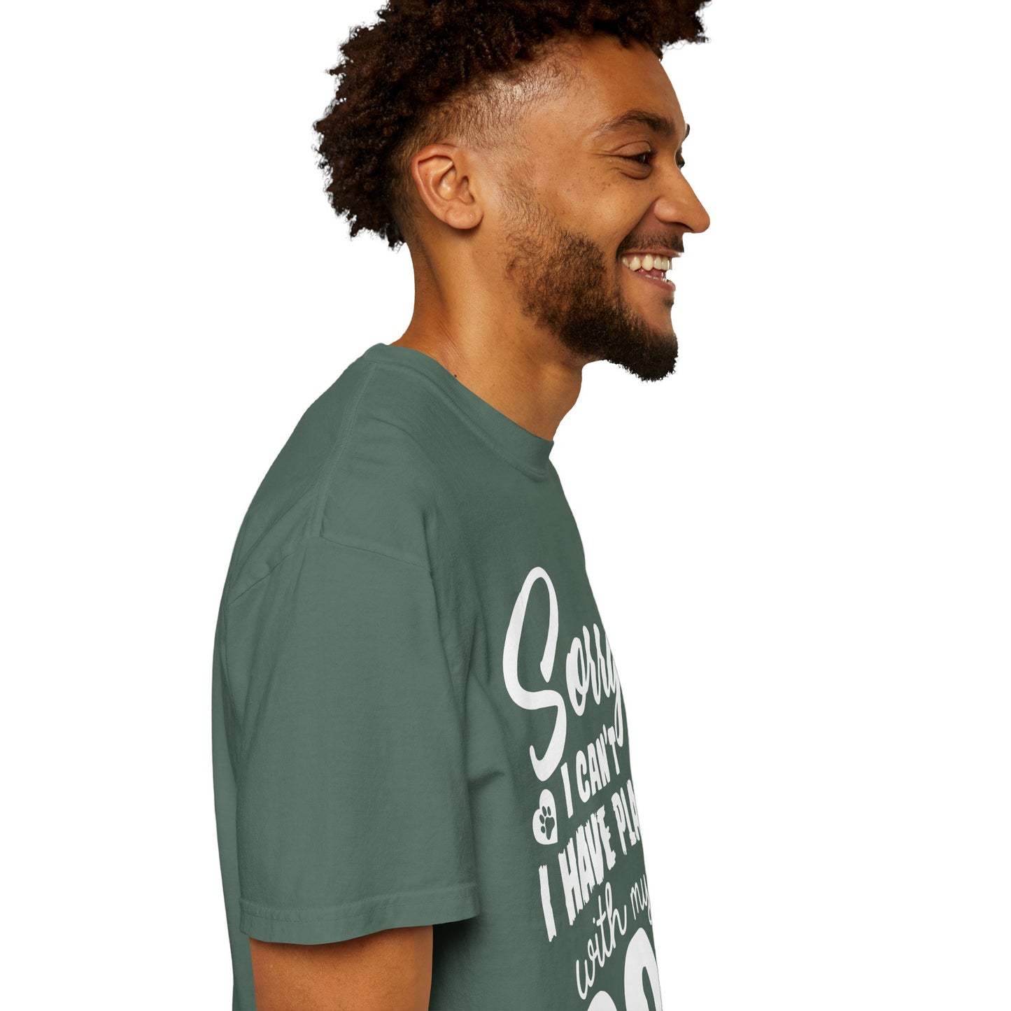 Funny Dog Dad Shirt – Sorry I Can’t I Have Plans with My Dog Tee