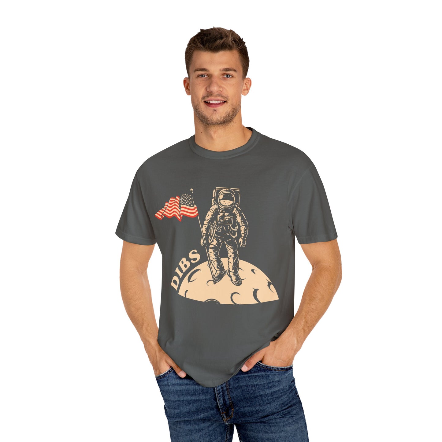 Astronaut Dibs T-Shirt, Space Lover Gift, Unisex Graphic Tee, Cool Casual Wear, Astronomy Enthusiast Apparel, Perfect for Birthdays