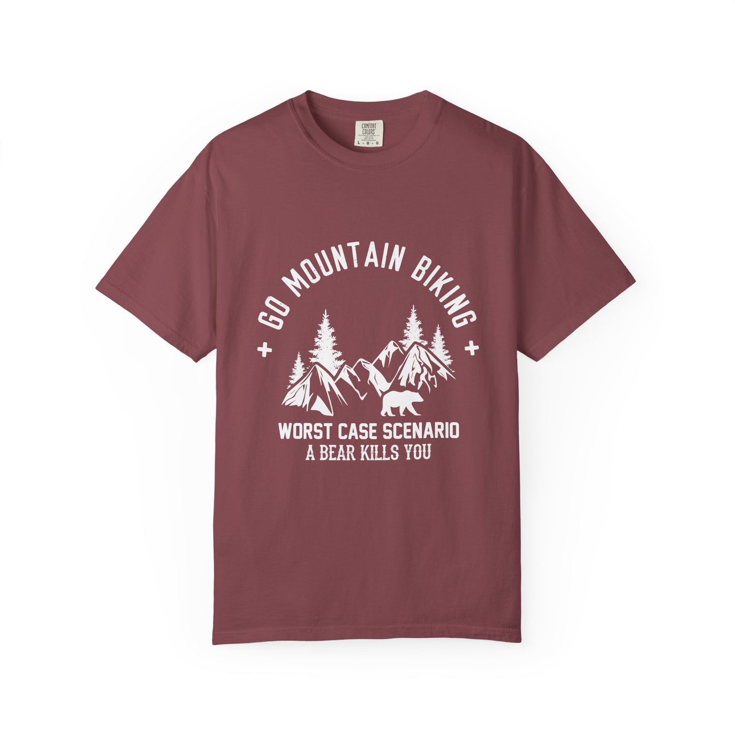 Adventure-Ready Mountain Biking T-Shirt, Outdoors, Gifts for Cyclists, Summer Wear, Nature Enthusiast Apparel, Hiking Shirt