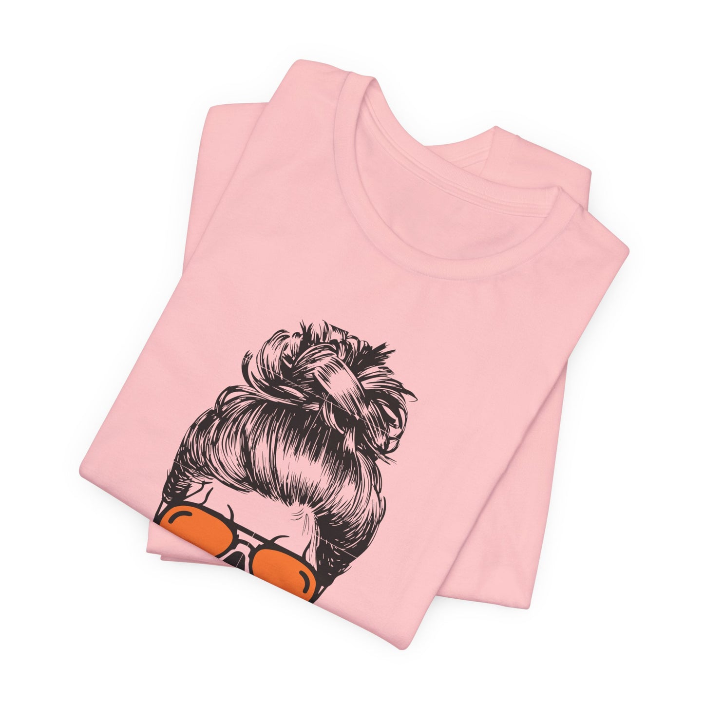 Nurse Life Shirt – Funny Messy Bun Nurse Graphic Tee for Healthcare Workers