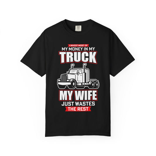 Funny Truck Lover T-Shirt, Gift for Truck Drivers, Casual Wear, Father's Day Gift, Hilarious Truck Tee
