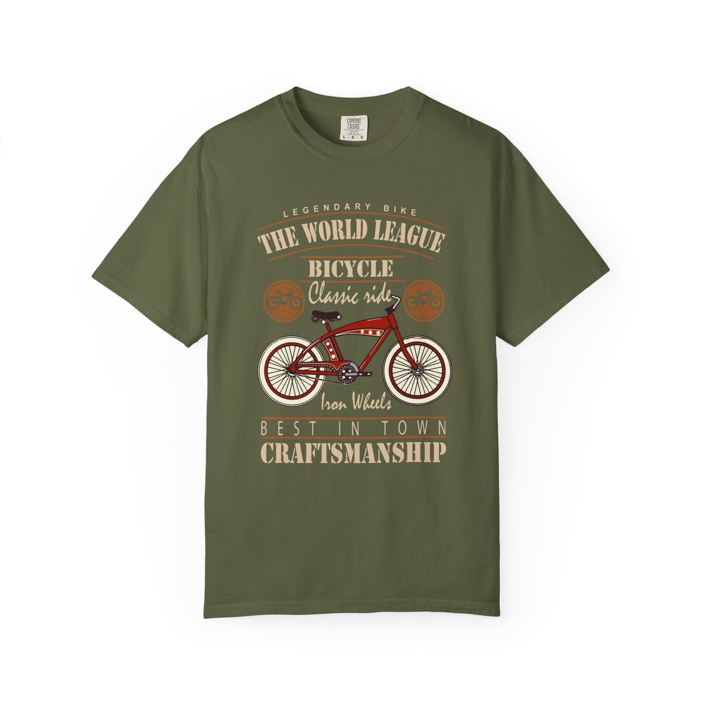 Vintage Bicycle Graphic Tee, Unisex T-shirt for Cycling Enthusiasts, Casual Wear, Gift for Bike Lovers, Retro Style Shirt
