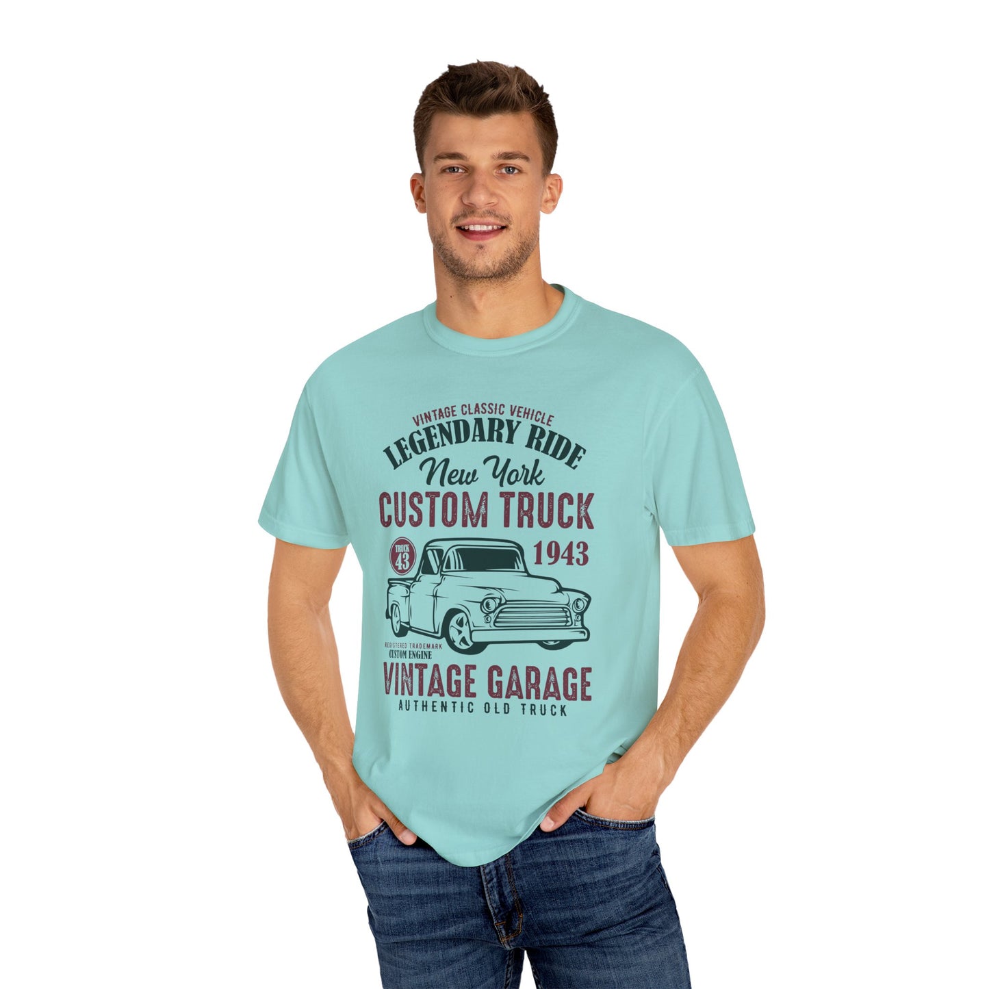 Vintage Truck T-Shirt, Custom Garage Tee, Classic Vehicle Shirt, Unisex Gift, Auto Enthusiast Apparel, Retro Design Apparel