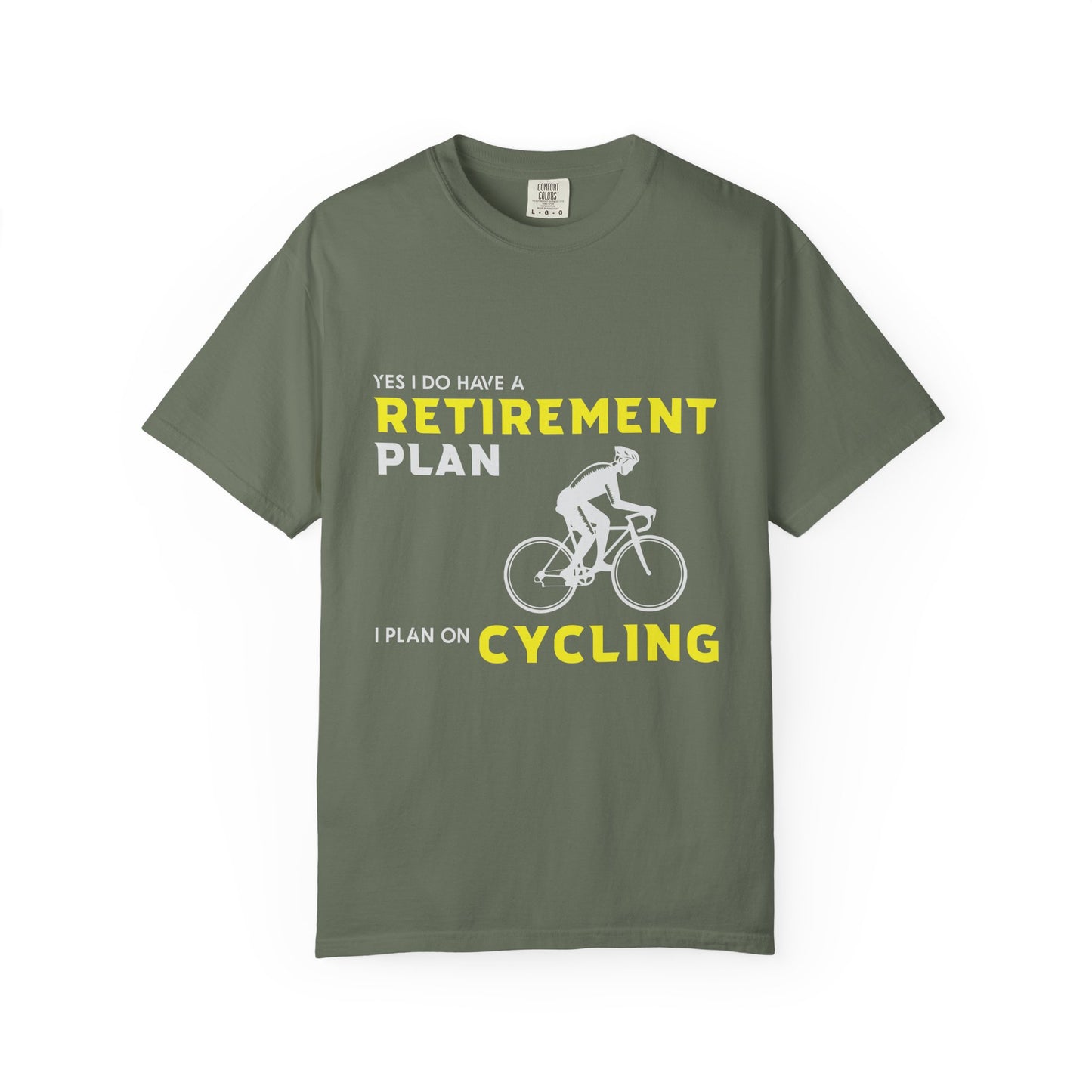 Cycling Retirement Plan T-Shirt, Fun Cycling Apparel, Gift for Retirees, Unisex Shirt for Cycling Enthusiasts, Outdoor Adventure Tee