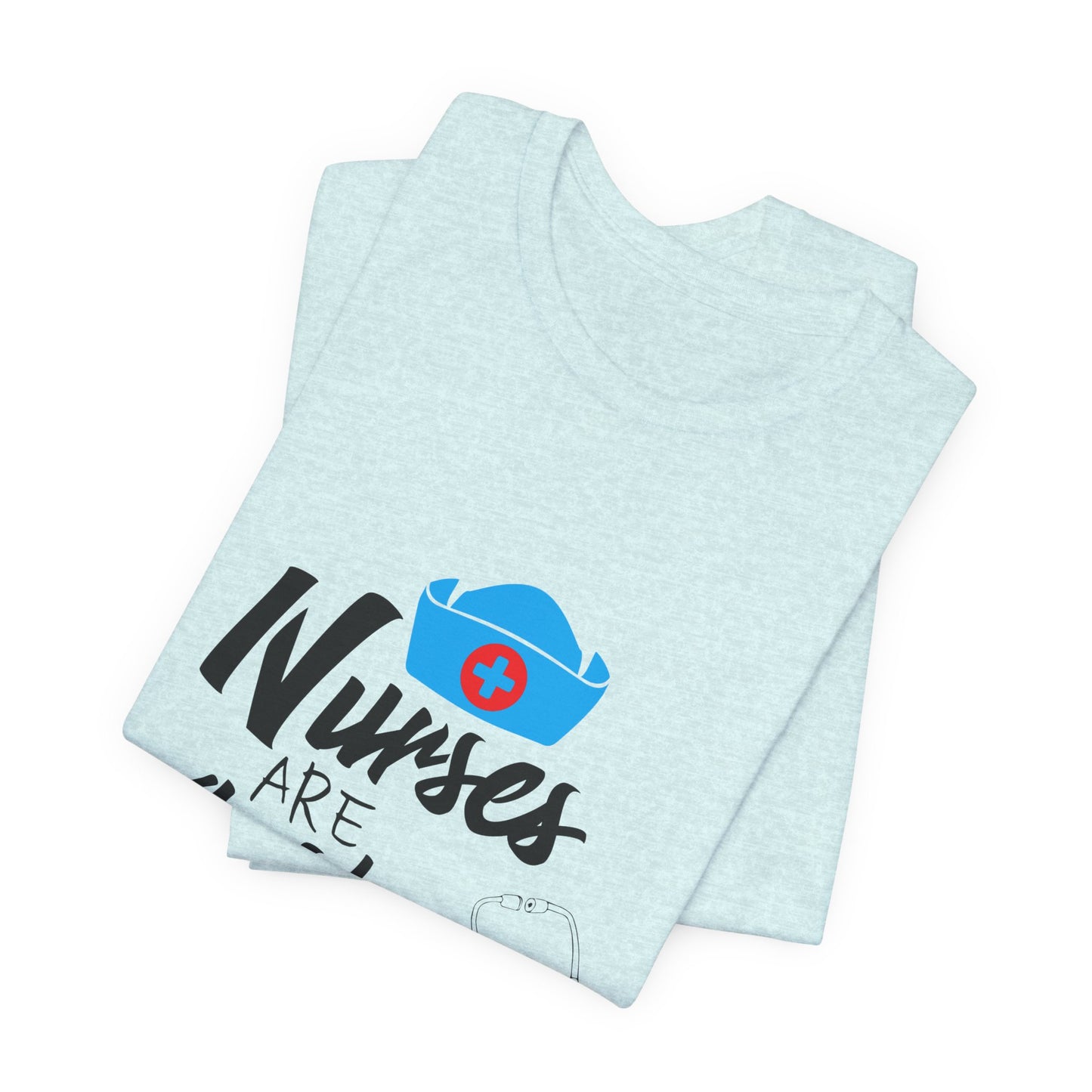 Nurses Are Angels with Stethoscopes Shirt – Nurse Appreciation Graphic Tee
