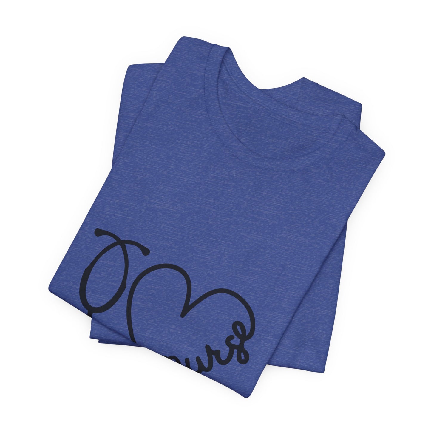 Nurse Heart Stethoscope T-Shirt — Cute Medical Gift Tee for Nurses