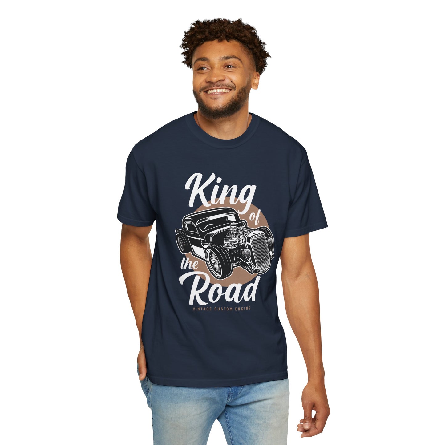 Vintage Car Graphic T-Shirt, King of the Road Tee, Unisex Shirt, Perfect for Car Lovers, Gift for Him, Automotive Apparel, Retro Style Tee