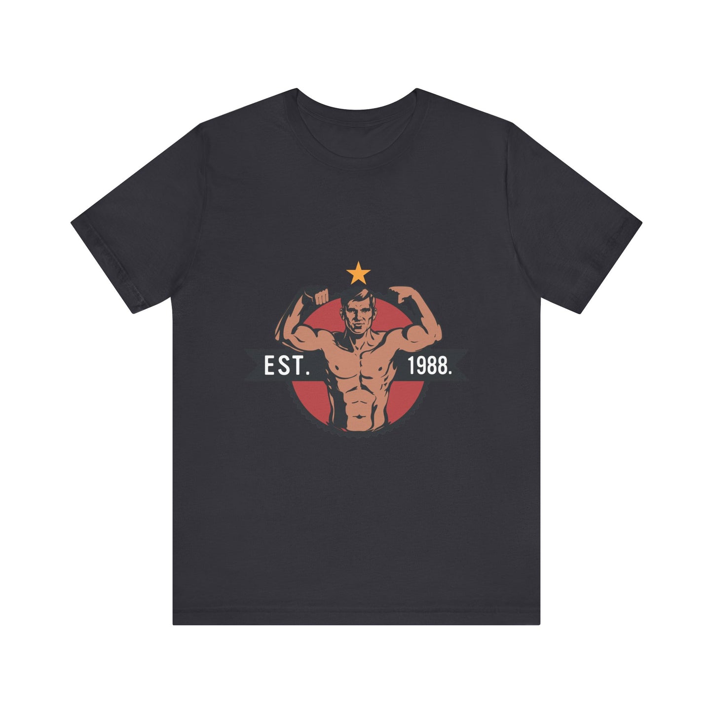 EST. 1988 Gym T-Shirt – Old School Strength Edition | Steel Grit Wear