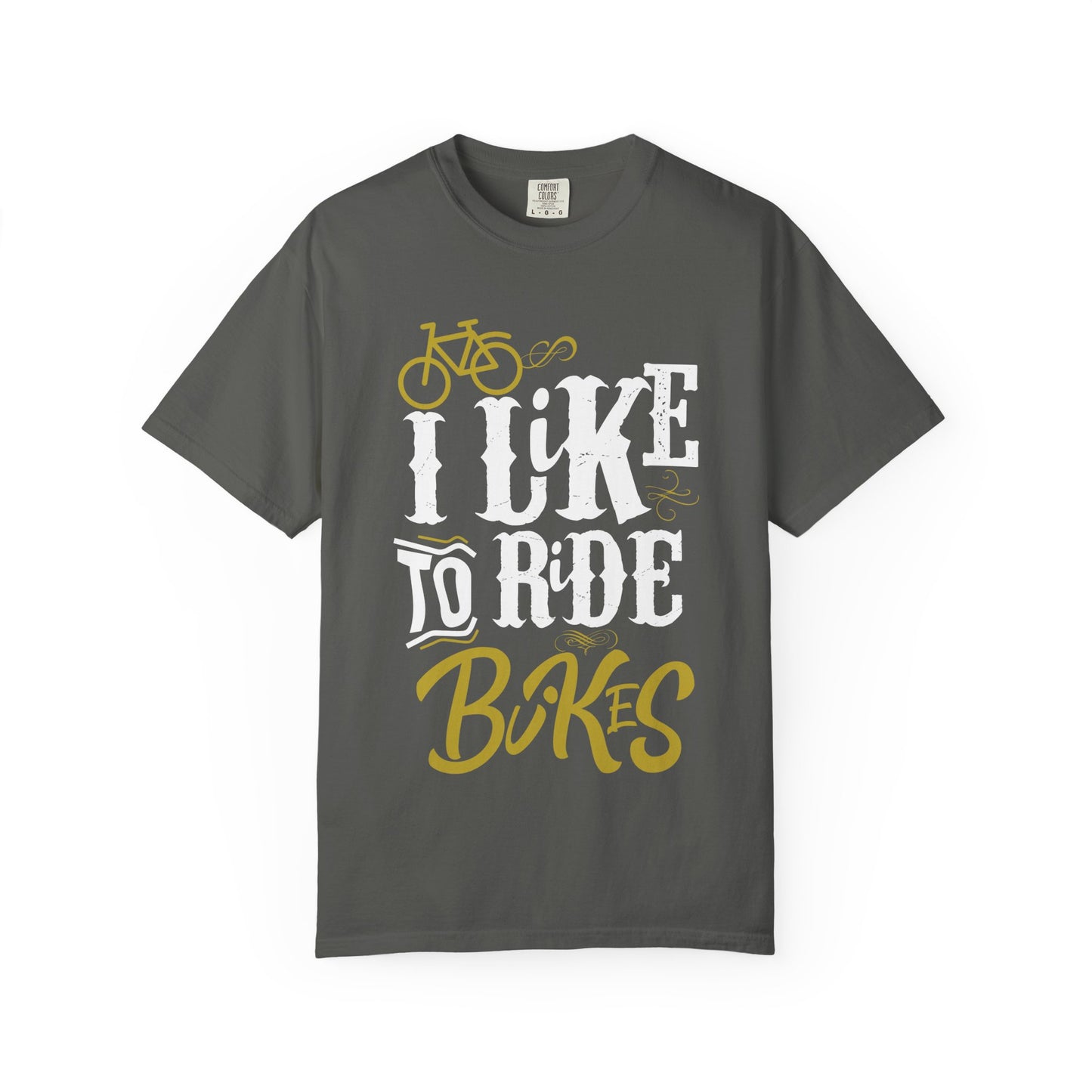 Biker's Delight Garment-Dyed T-Shirt, Perfect for Cycling Enthusiasts, Bike Lovers, Gifts for Riders, Casual Wear, Outdoor Adventures
