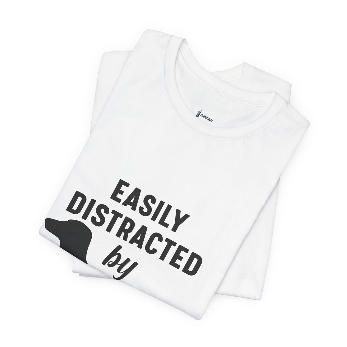 Easily Distracted by Wieners Shirt – Funny Dachshund Tee