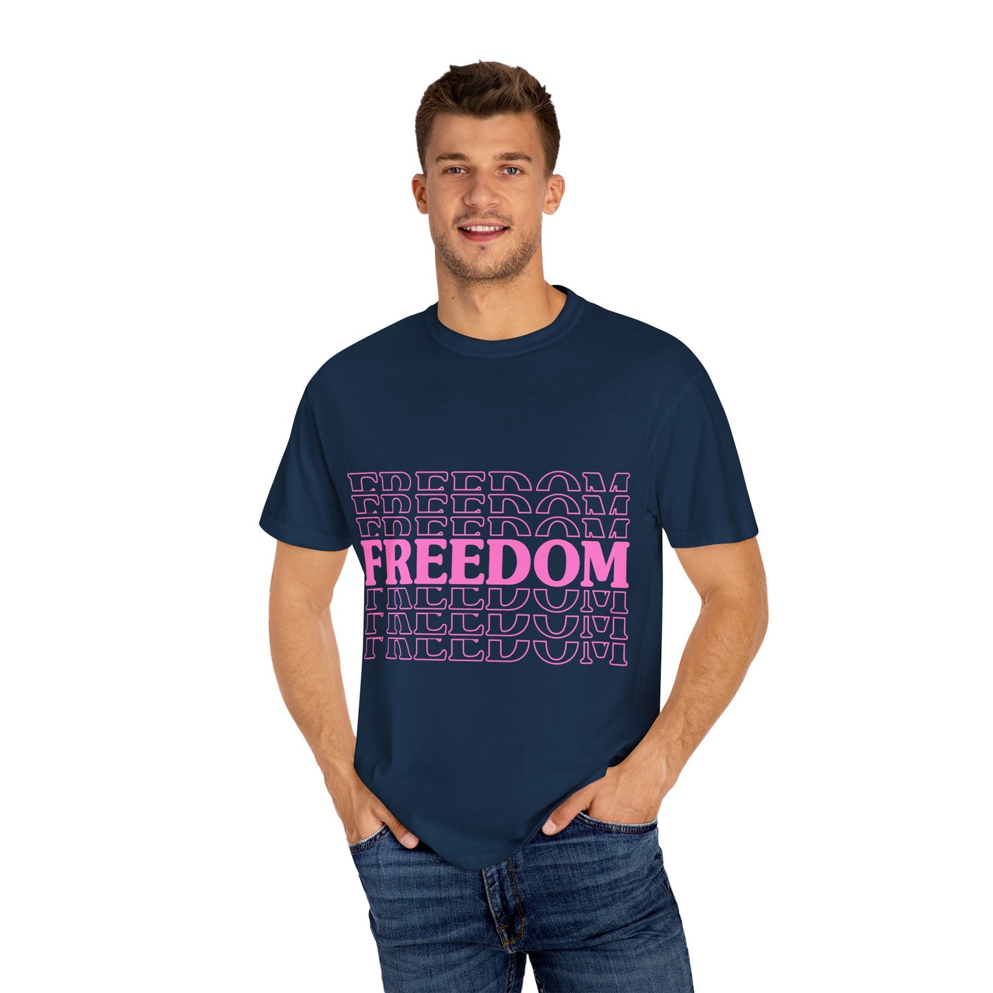 Empowerment Pink T-shirt for Women and Men - FREEDOM Vibe Tee