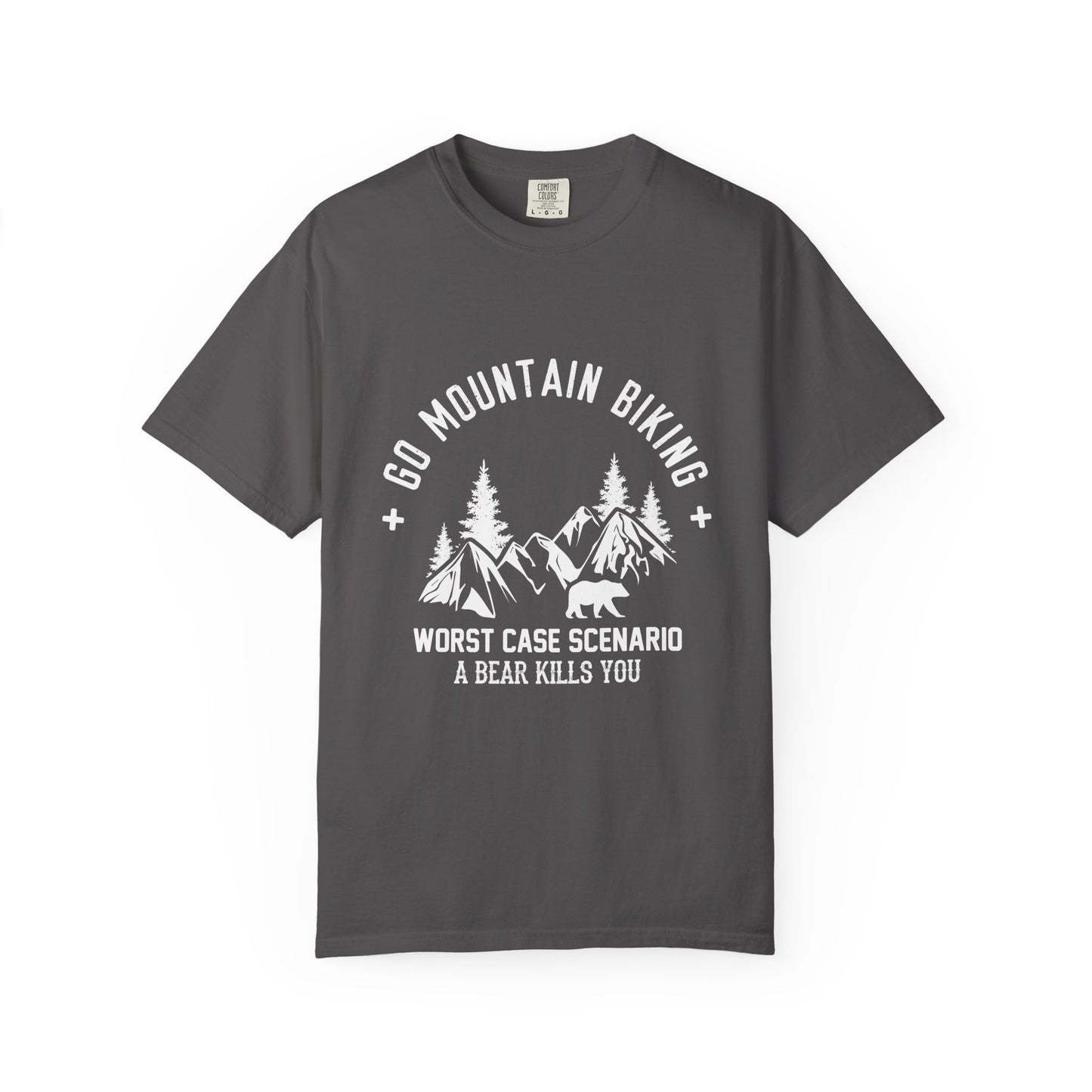 Adventure-Ready Mountain Biking T-Shirt, Outdoors, Gifts for Cyclists, Summer Wear, Nature Enthusiast Apparel, Hiking Shirt