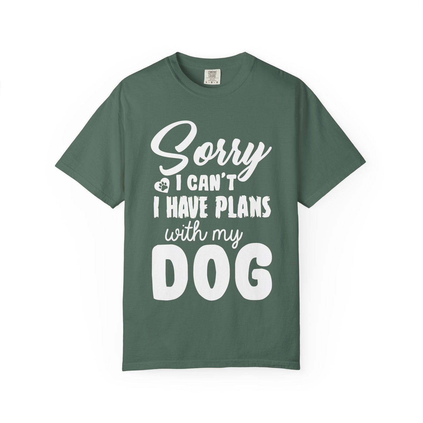 Funny Dog Dad Shirt – Sorry I Can’t I Have Plans with My Dog Tee