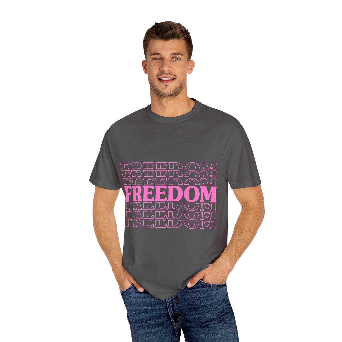 Empowerment Pink T-shirt for Women and Men - FREEDOM Vibe Tee