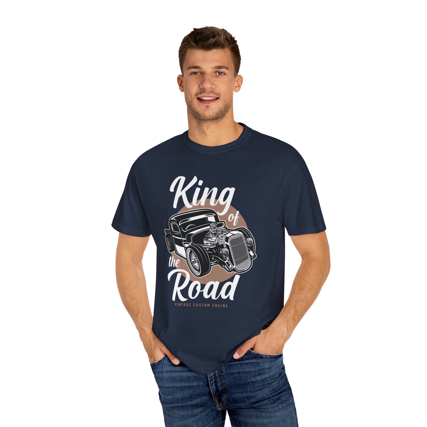 Vintage Car Graphic T-Shirt, King of the Road Tee, Unisex Shirt, Perfect for Car Lovers, Gift for Him, Automotive Apparel, Retro Style Tee