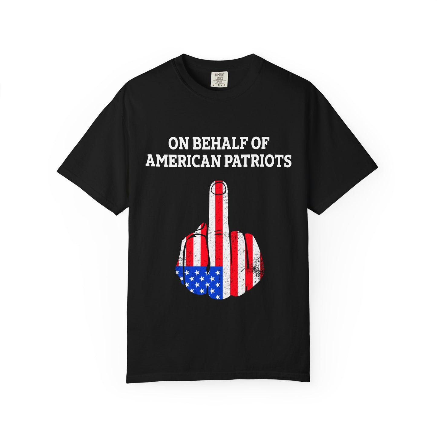 American Pride Graphic Tee, Unisex Garment Dyed T-shirt, Funny Statement T-shirt, Independence Day Gift, Casual Wear