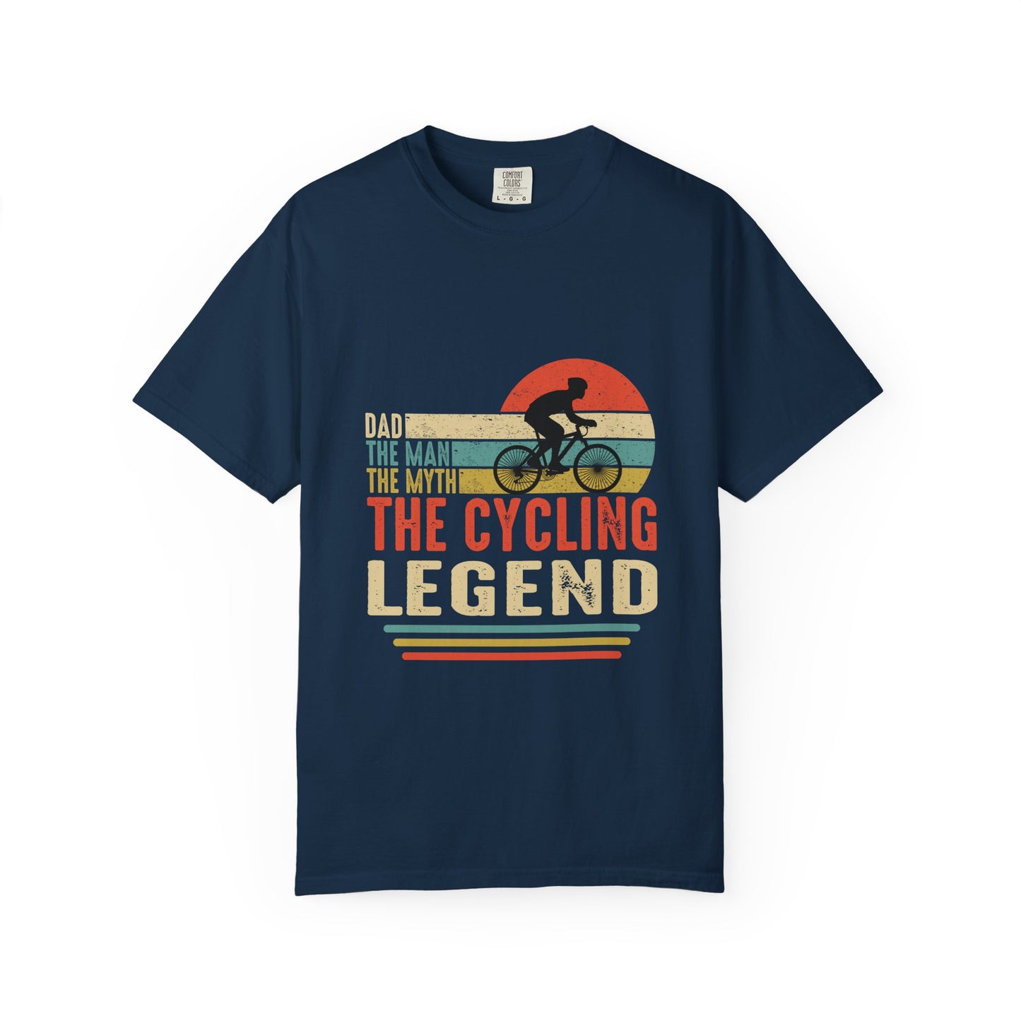 Cycling Legend T-Shirt for Dads, Fun Gift for Father's Day, Casual Wear for Cycling Enthusiasts, Unique Cycling Shirt, Men's Graphic Tee