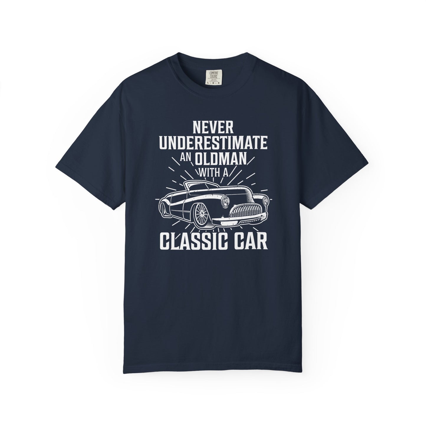 Classic Car Enthusiast T-Shirt, Unisex Garment-Dyed T-Shirt, Vintage Car Lover Gift, Father's Day Tee, Automotive Humor Shirt