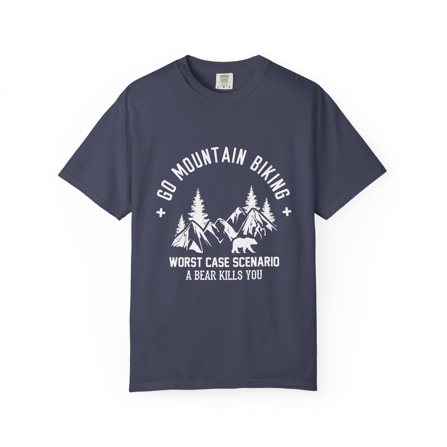 Adventure-Ready Mountain Biking T-Shirt, Outdoors, Gifts for Cyclists, Summer Wear, Nature Enthusiast Apparel, Hiking Shirt